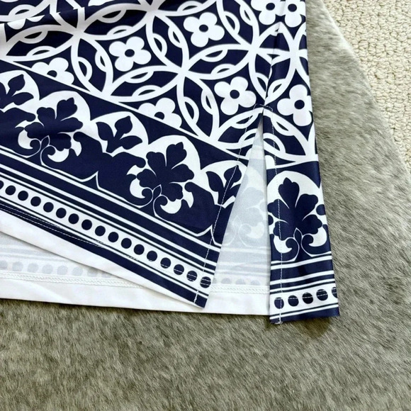 Slinky Brand Geometric Floral Top - Picture 7 of 11